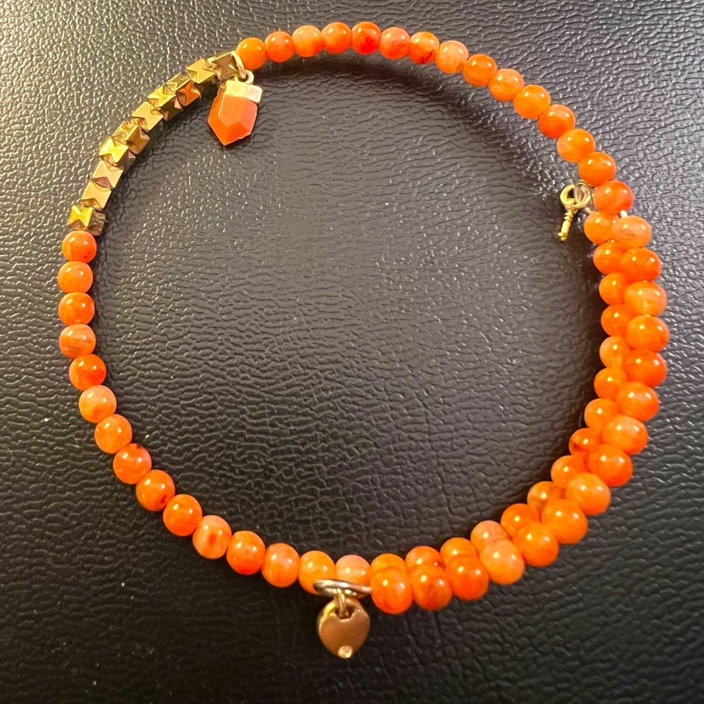 Coral Wrap Bracelet